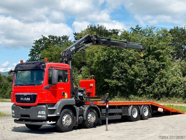 कार वाहक ट्रक MAN TGS 35.360* Abschleppwagen 7,80m * KRAN/ FUNK