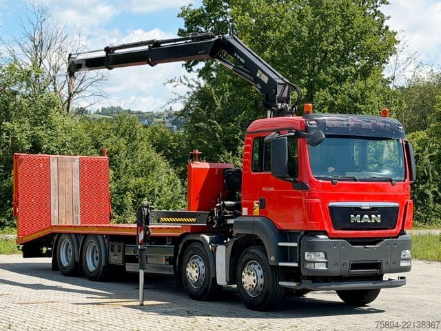 कार वाहक ट्रक MAN TGS 35.360* Abschleppwagen 7,80m * KRAN/ FUNK