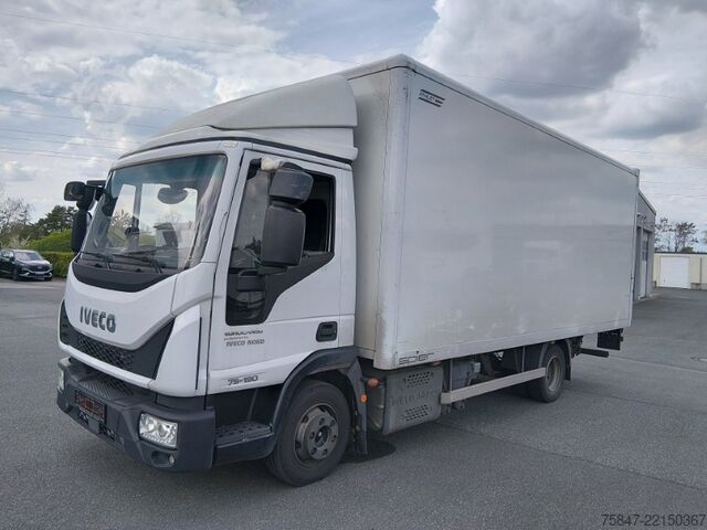 Skåpbil Iveco EuroCargo ML 75 E 19/P LBW Türe im Koffe