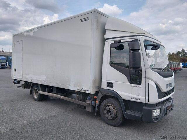 Skåpbil Iveco EuroCargo ML 75 E 19/P LBW Türe im Koffe