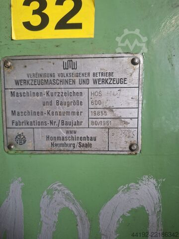 Pystysuuntainen hoonauskone WMW - HOS 600 WMW NAUMBURG HOS 600