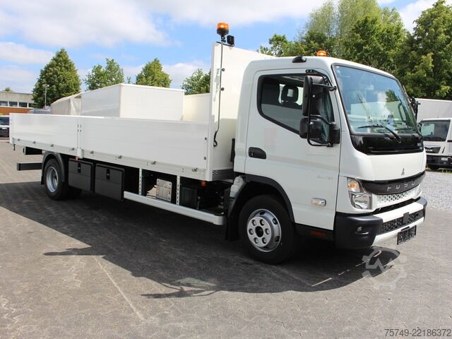 Pick-up skåpbil Fuso FUSO 9C18 Canter Alu Pritsche 6m x 2.3m "slim" Verkehrssicherung