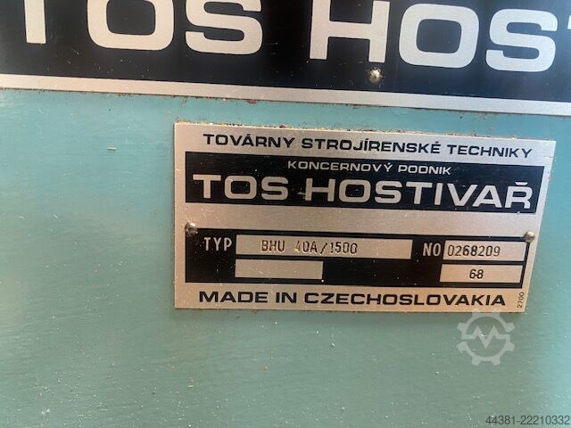 सिलिंड्रिकल ग्राइंडिंग मशीन TOS Hostivař BHU 40 A / 1500