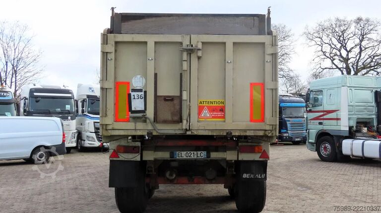 Pašizgāzējs Benalu Good dumper trailer.  spring  suspension