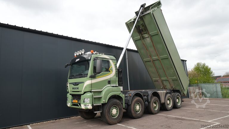 รถดัมพ์ MAN TGS 49.500 10X8 Tipper 219.400km