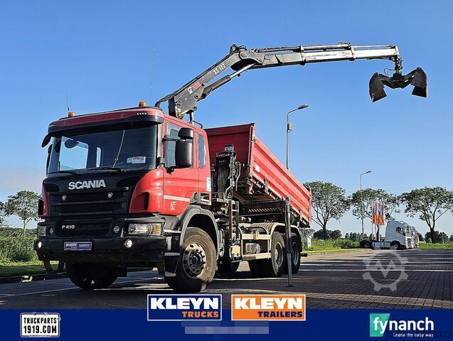 Kallur koos kraanaga SCANIA P410 HIAB XS122