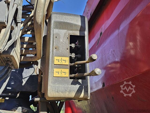 Volquete con grúa SCANIA P410 HIAB XS122