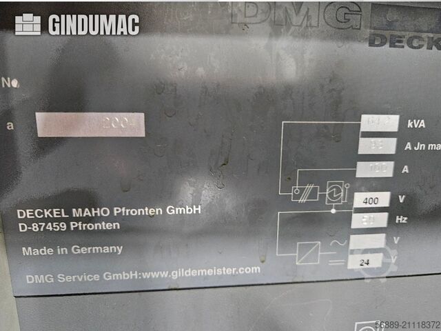 DECKEL MAHO DMP60S DECKEL MAHO DMP60S