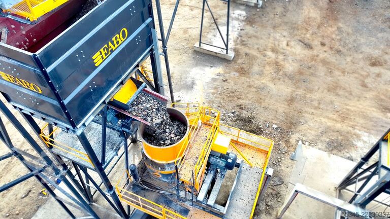 Keilubrúsar / steinkrossar FABO cone crusher / stone crusher 300-400 TPH Cone crusher CC-300