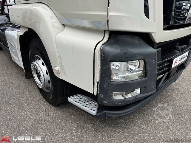 Truk container hook arm (roll-off) MAN TGS 26.460 6x2*Meiller RS21.65*Lift-Lenk*165tkm*