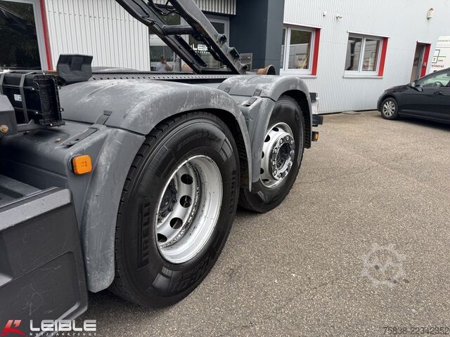 Truk container hook arm (roll-off) MAN TGS 26.460 6x2*Meiller RS21.65*Lift-Lenk*165tkm*