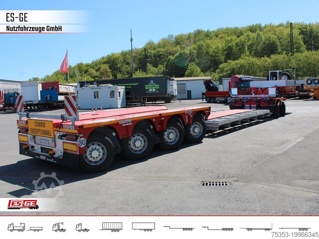 Trailer low loader FAYMONVILLE Faymonville MAX 710 Tiefbett 2+4 PA - Baggerbett