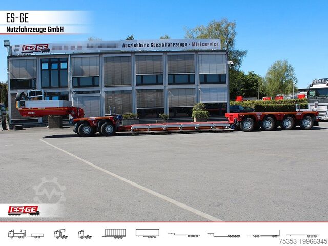 Trailer low loader FAYMONVILLE Faymonville MAX 710 Tiefbett 2+4 PA - Baggerbett
