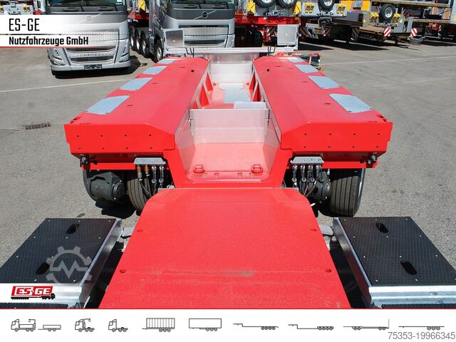 Trailer low loader FAYMONVILLE Faymonville MAX 710 Tiefbett 2+4 PA - Baggerbett