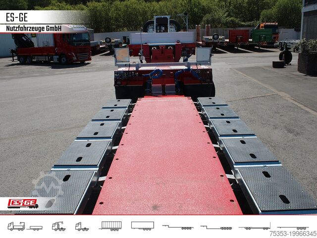 Trailer low loader FAYMONVILLE Faymonville MAX 710 Tiefbett 2+4 PA - Baggerbett