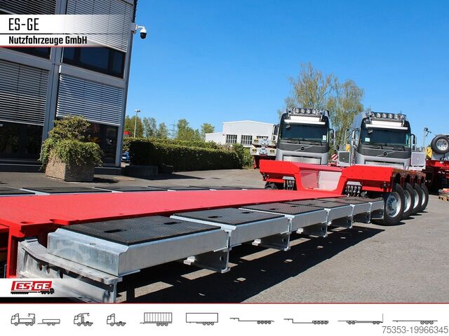 Trailer low loader FAYMONVILLE Faymonville MAX 710 Tiefbett 2+4 PA - Baggerbett
