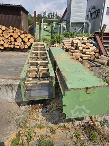 Ξυστρη μεταφορική ταινία με καμπύλες. HAAS Recycling HKF 600 x 11.700
