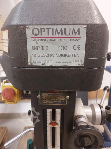 Mesin bor dan frais Optimum F30