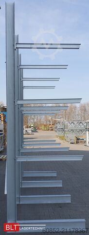 конзолни стелаж ca. 4,02 lfm. Kragarmregal  H:400cm T: 137 cm , 500 kg/Arm , 4 Lagerebenen