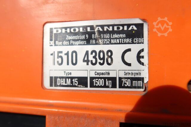  DAF LF 250 LF250 FA Schuifzeil +Dhollandia 1500 kg