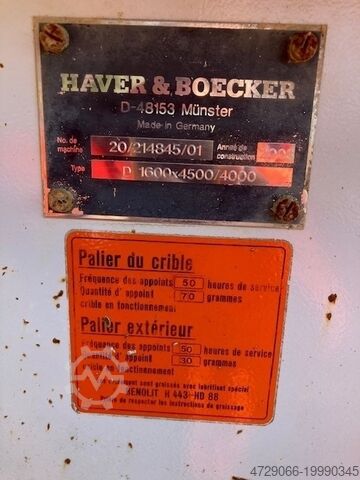 رافعة متنقلة Haver & Boecker D 1600 x 4500/4000