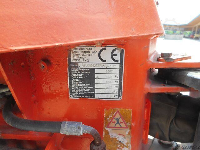 Mini wywrotka Thwaites 1x1t 2x2,3t 1x3,5t