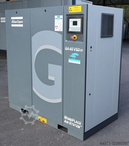 Sraigtinis kompresorius GA45VSDFF Atlas Copco GA45VSDFF