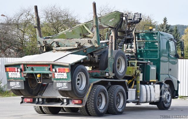 Holztransporter LKW VOLVO FH 500 * LOGLIFT F251 S80A + Anhänger /6x4