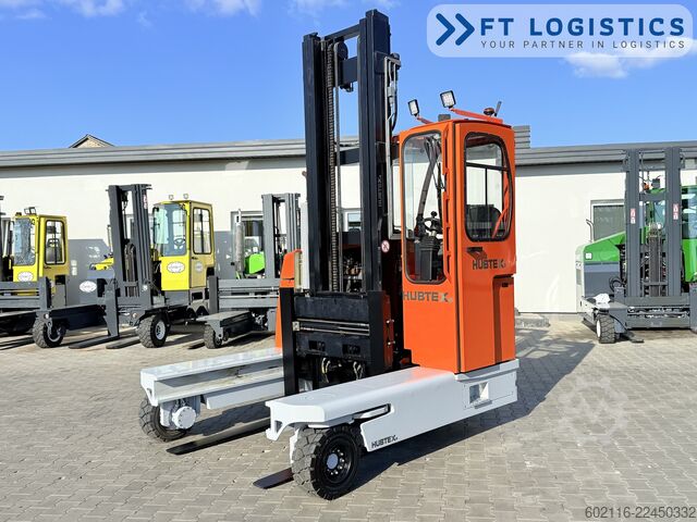 Carretilla retráctil de 4 vías Hubtex DQ45G DUPLEX 5000 FORK-POSITIONER CABIN