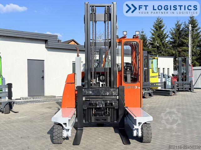 Carretilla retráctil de 4 vías Hubtex DQ45G DUPLEX 5000 FORK-POSITIONER CABIN