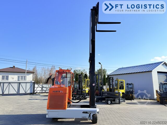 Carretilla retráctil de 4 vías Hubtex DQ45G DUPLEX 5000 FORK-POSITIONER CABIN