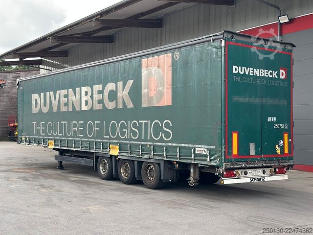 Trailer semi terbuka dengan terpal SCHMITZ CARGOBULL SCB*S3T MegaTrailer Curtainsider Edscha