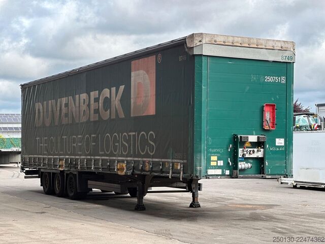 Trailer semi terbuka dengan terpal SCHMITZ CARGOBULL SCB*S3T MegaTrailer Curtainsider Edscha