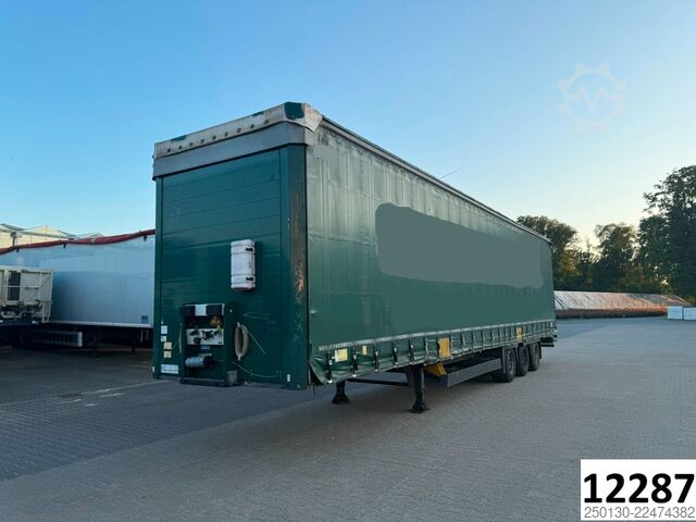Trailer semi terbuka dengan terpal SCHMITZ CARGOBULL SCB*S3T MegaTrailer Curtainsider Edscha