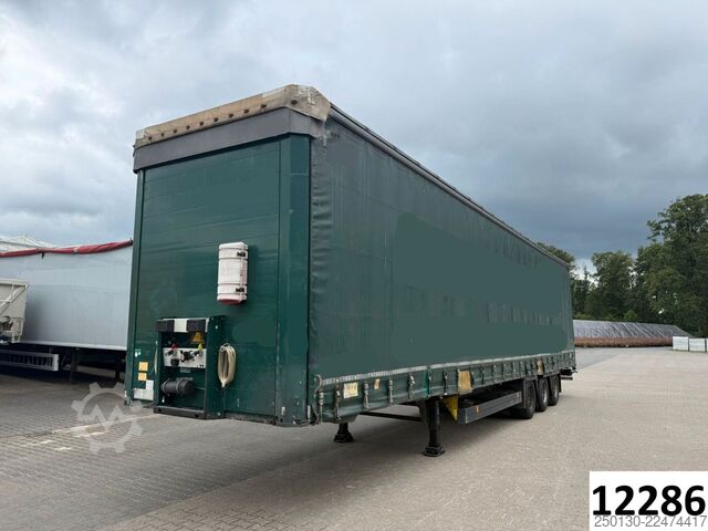 Semiremorcă deschisă cu prelată SCHMITZ CARGOBULL SCB*S3T MegaTrailer Curtainsider Edscha