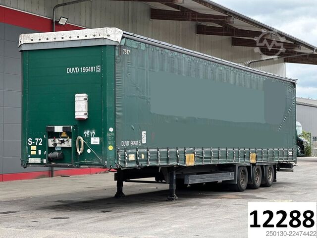 Semiremorcă deschisă cu prelată SCHMITZ CARGOBULL SCB*S3T MegaTrailer Curtainsider Edscha