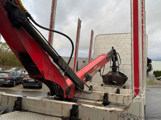 Timber transporter Scania R580 6x4 Kurzholz LKW mit Epsilon M12Z 83