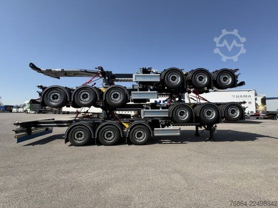 스왑 바디 세미트레일러 D-Tec D-TEC VCC-01 CONTAINERCHASSI, MITTEL-UND HECKAUSSCHUB, LIFTACHSE, ADR BESCHEINIGUNG