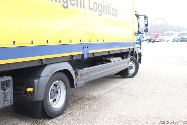 Kamion sa ravnom platformom i ceradom Mercedes-Benz Atego 1224 L