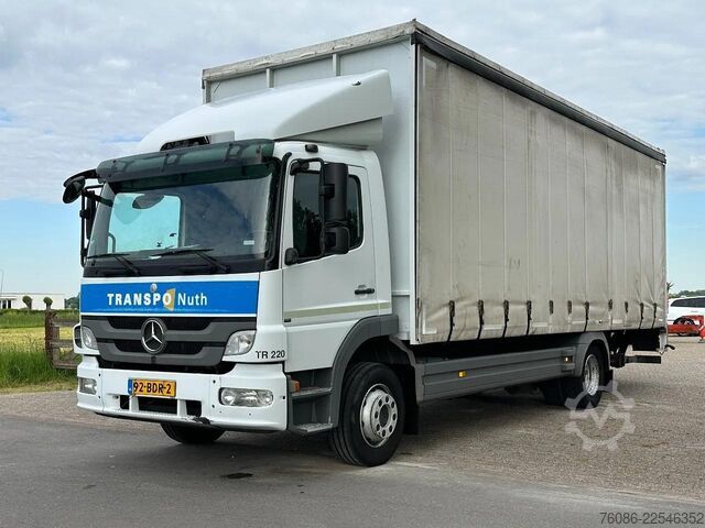 Kofer Mercedes-Benz Atego 1218 bakwagen met laadklep 2000kg!