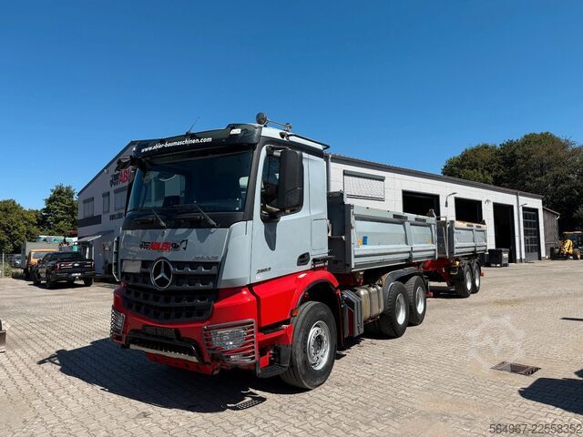 Tresidig tippbil MERCEDES-BENZ 2653 3.S.K Meiller Kippanhänger