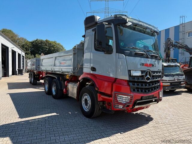 Tresidig tippbil MERCEDES-BENZ 2653 3.S.K Meiller Kippanhänger