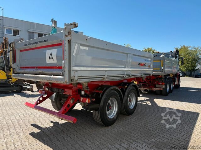 Tresidig tippbil MERCEDES-BENZ 2653 3.S.K Meiller Kippanhänger