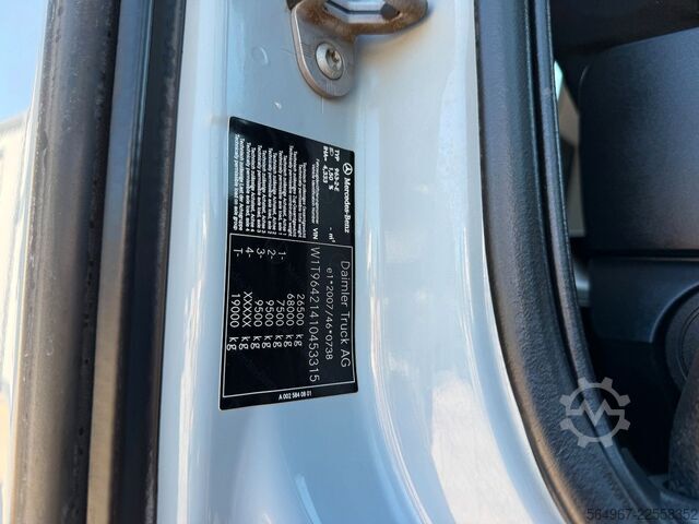 Tresidig tippbil MERCEDES-BENZ 2653 3.S.K Meiller Kippanhänger