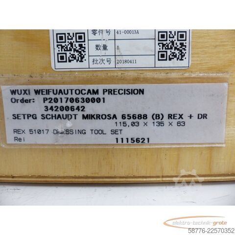 Componenta Tyrolit REI 103467  TN 34200609 Abrichtrolle f. Mikrosa - ! -