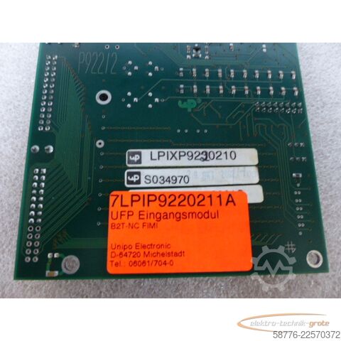 Componenta  Unipo Electronic 7LPIP9220211A UFP Eingangsmodul B2T-NC FIMI
