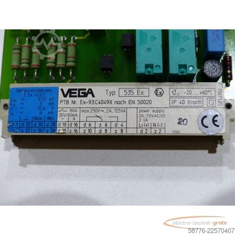 Component VEGA 535 Ex Vegator Auswertgerät