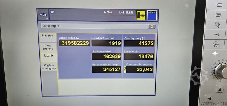 ืืืื ืช ืืืชืื ืืืืืจ TRUMPF TruLaser 3060 L66 fiber