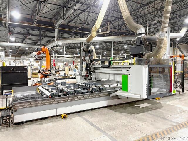 CNC CELL-bearbetningscenter MED limning BIESSE + KUKA Rover B Edge 1967 (conf. 4)