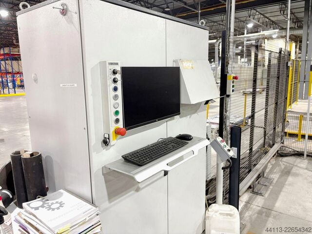 CNC CELL-bearbetningscenter MED limning BIESSE + KUKA Rover B Edge 1967 (conf. 4)